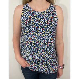 NWOT Silky Multicolor Shell/Top Sz M